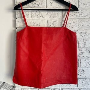 T by Alexander Wang Lambskin Tank